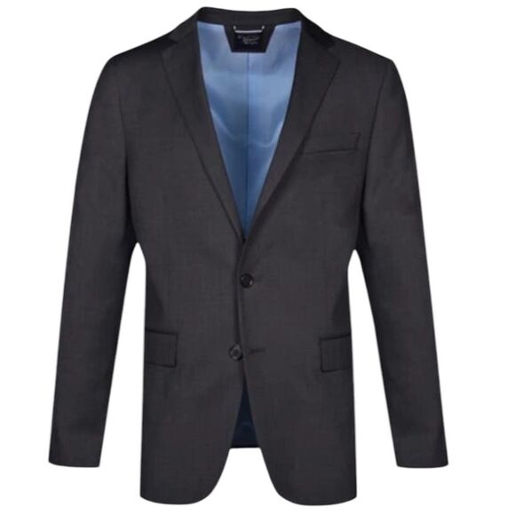 ORIGINAL PENGUIN Stretch Wool Blend Sport Coat In Charcoal - Picture 1 of 10
